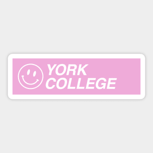 York college Sticker